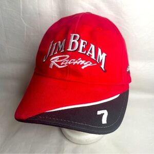 Nascar Robby Gordon Jim Beam Baseball Cap Hat Motorsports Car Racing Adjustable